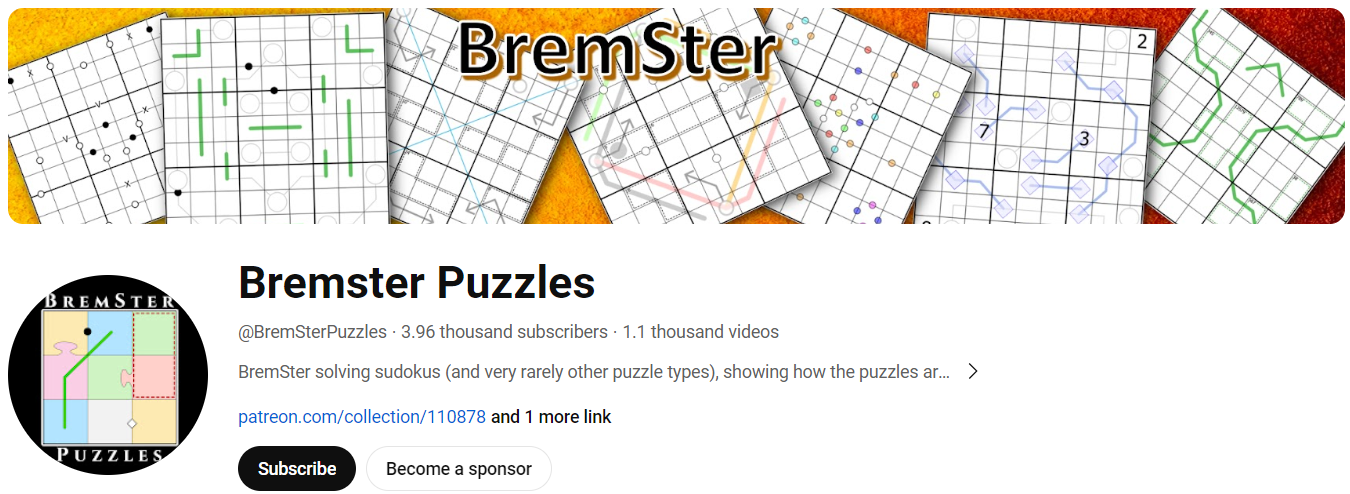 BremSter puzzles youtube chanel