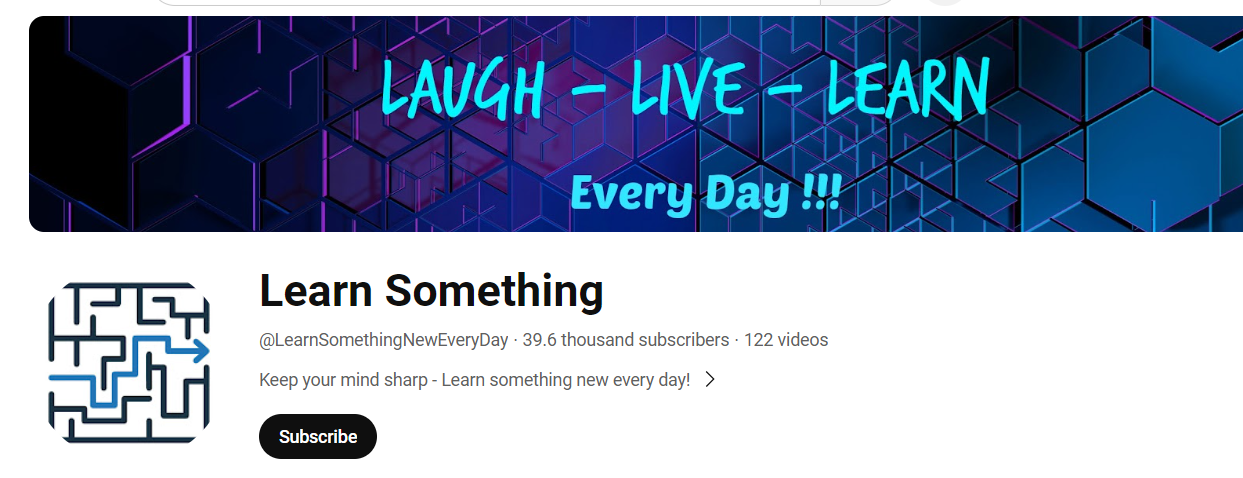 Learn Something on Youtube